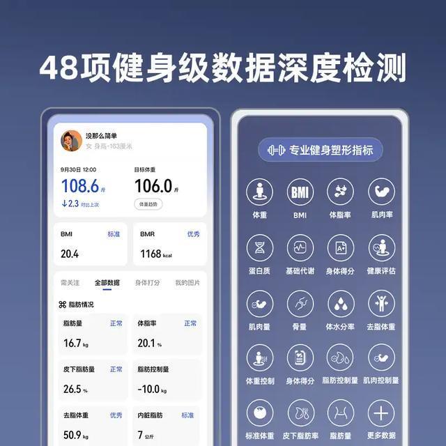 48项指标超小米华为实现深度健康分析开元棋牌app乐福体脂秤创新光能充电(图1)